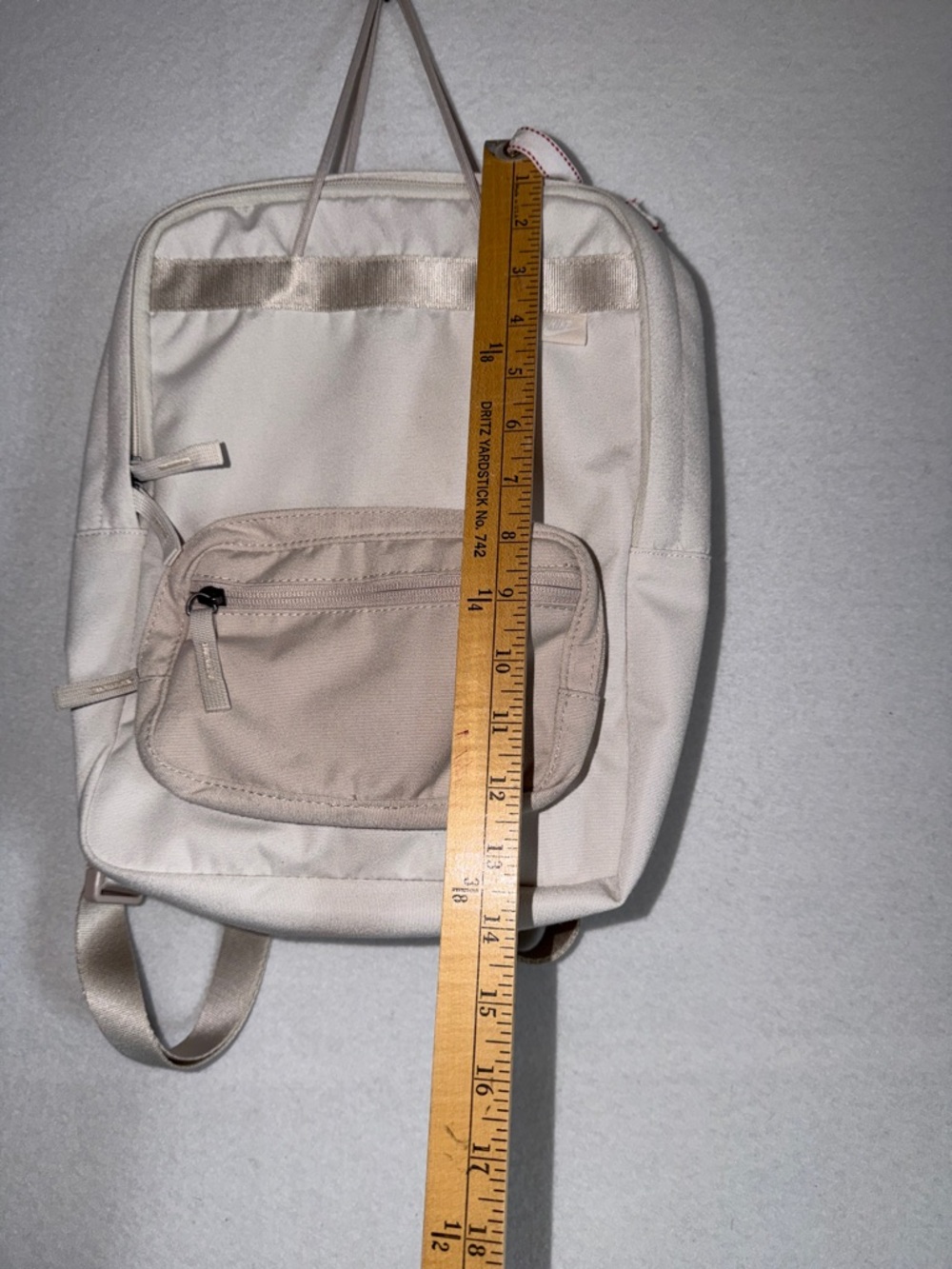 Nike Tanjun Backpack. Neutral Canvas Backpack - Picture 9 of 12